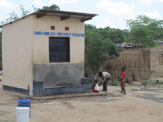 Water Kiosk in Kalunduville settlement, Kafue, Zambia